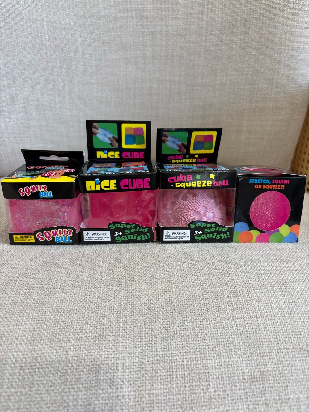 Pink Squishes Bundle of 4